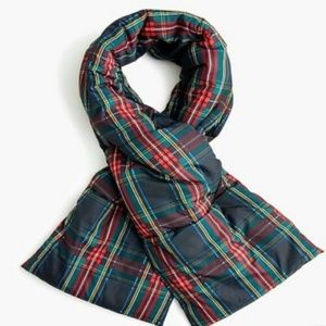 J. Crew Accessories - J. Crew Plaid Puffer Scarf NWT Soft Cozy Puffy J. Crew Accessories - J. Crew Plaid Puffer Scarf NWT Soft Cozy Puffy